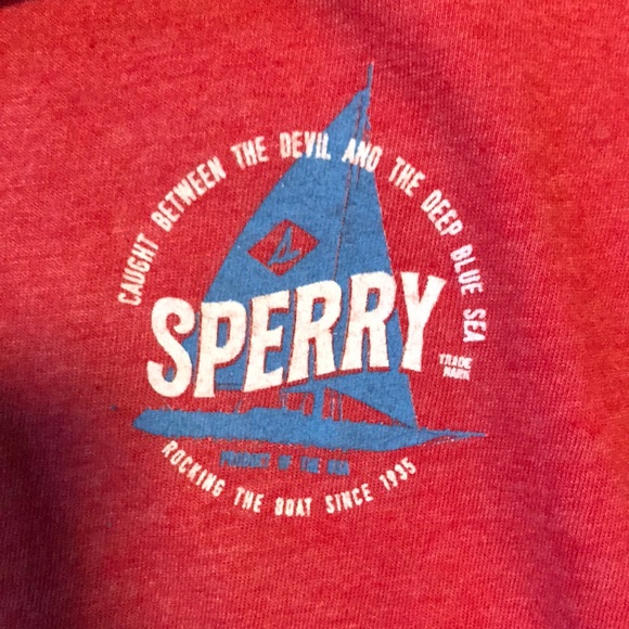 Sperry Classic Red Short Sleeve Tee - Picture 3 of 4
